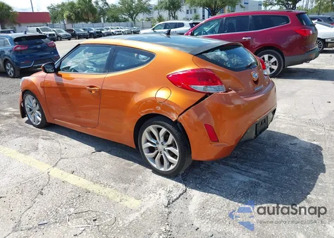 2012 Hyundai Veloster Base W/Black из США, поврежденный, VIN KMHTC6AD4CU069761